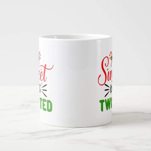 Sweet  But Twisted Large Coffee Mug (Front)