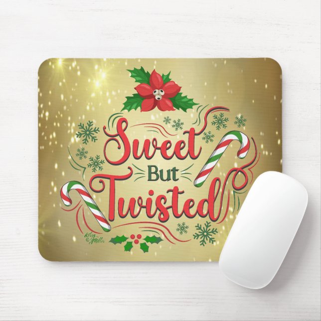 Sweet But Twisted Mouse Pad (With Mouse)
