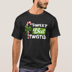 Sweet But Twisted Xmas Candy Canes Tee Christmas H