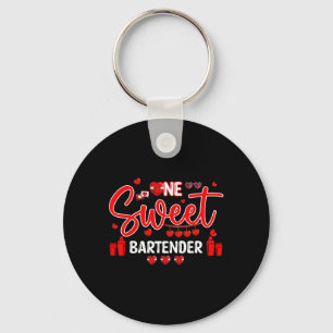 Sweet Byrtender Valentine's Day Hearts Proud Job T Key Ring