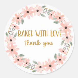 Sweet Cake "Baked with love" Sticker
