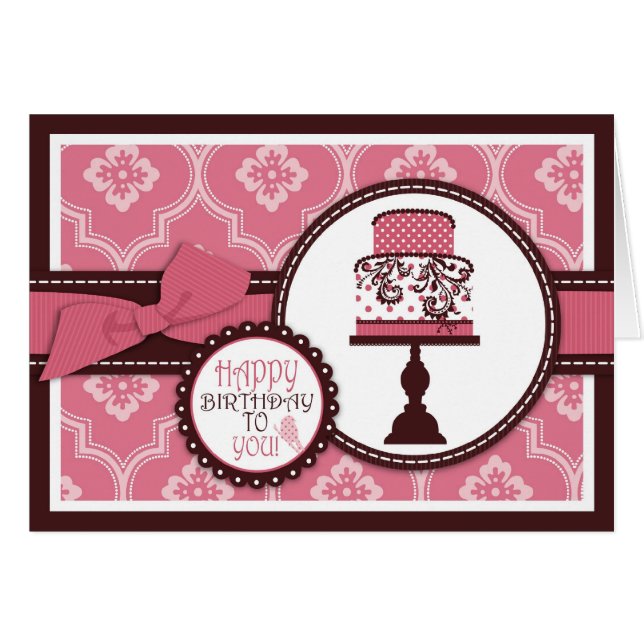 Sweet Cake Card (Front Horizontal)