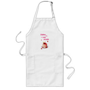 Sweet cake design long apron