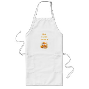 Sweet cake design long apron