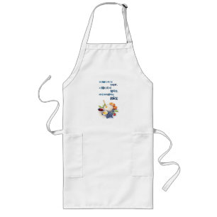 Sweet cake design long apron