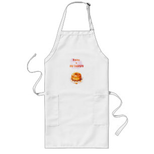 Sweet cake design long apron