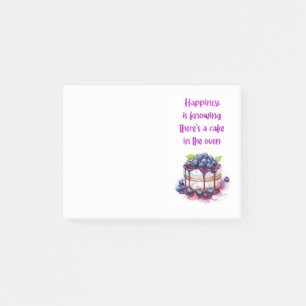 Sweet cake design  post-it notes