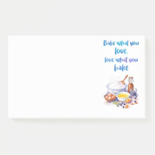 Sweet cake design post-it notes