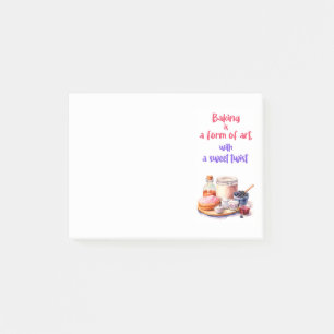 Sweet cake design  post-it notes