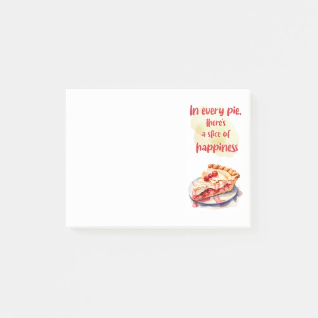 Sweet cake design  post-it notes (Front)