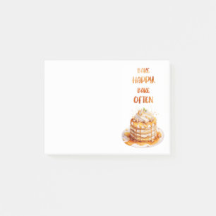 Sweet cake design post-it notes