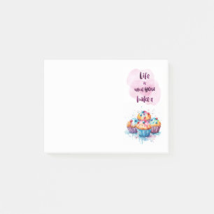 Sweet cake design  post-it notes