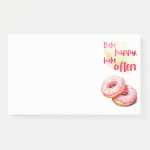 Sweet cake design post-it notes