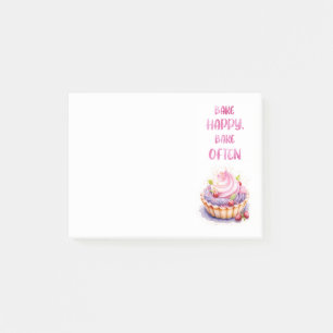 Sweet cake design post-it notes