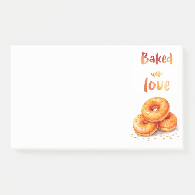 Sweet cake design  post-it notes (Front)