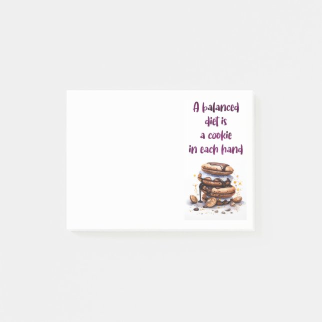 Sweet cake design  post-it notes (Front)