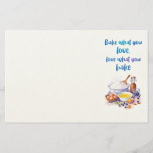 Sweet cake design stationery