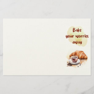 Sweet cake design stationery