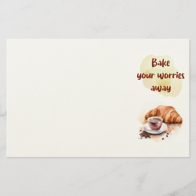 Sweet cake design  stationery (Front)