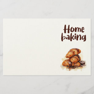 Sweet cake design stationery