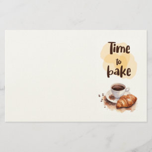 Sweet cake design stationery
