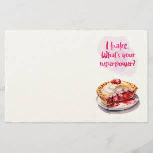Sweet cake design stationery