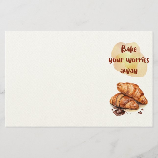 Sweet cake design  stationery (Front)