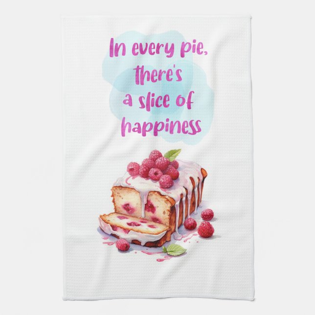 Sweet cake design tea towel (Vertical)