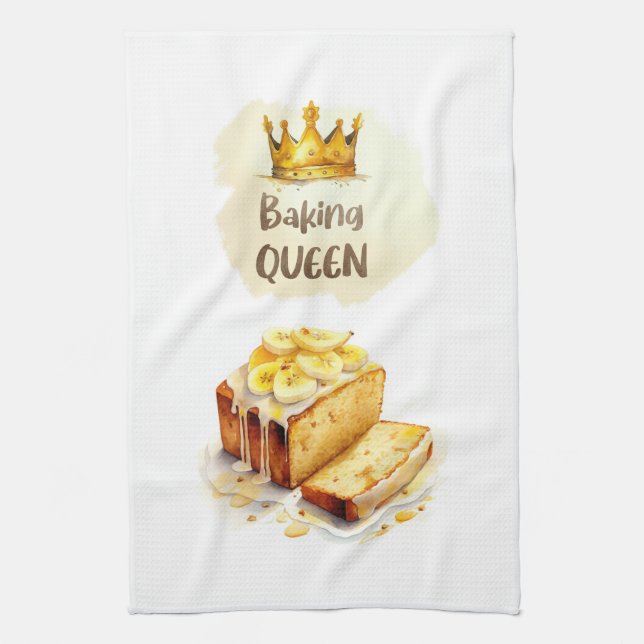 Sweet cake design tea towel (Vertical)