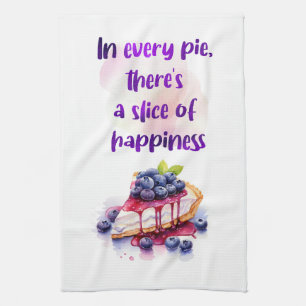 Sweet cake design tea towel