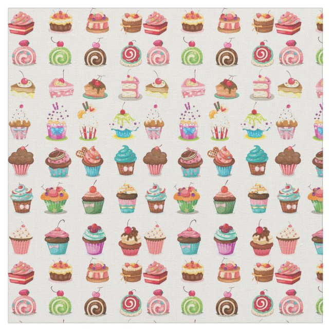 Sweet Cake Fabric (Close Up)