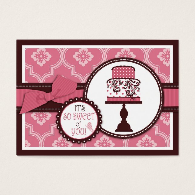 Sweet Cake TY Gift Tag (Front)