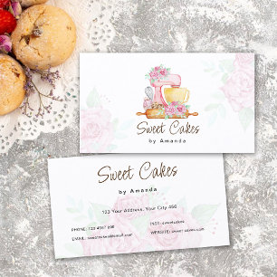 Sweet Cakes Bakery Business Card