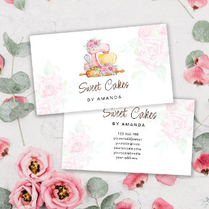 Sweet Cakes Bakery Business Card