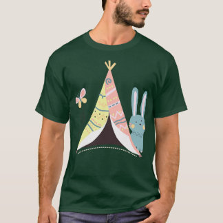 Sweet Camping Rabbit T-Shirt
