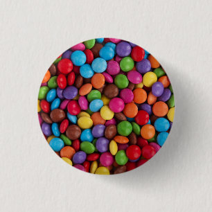 Sweet candies 3 cm round badge