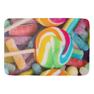 sweet candies bath mat