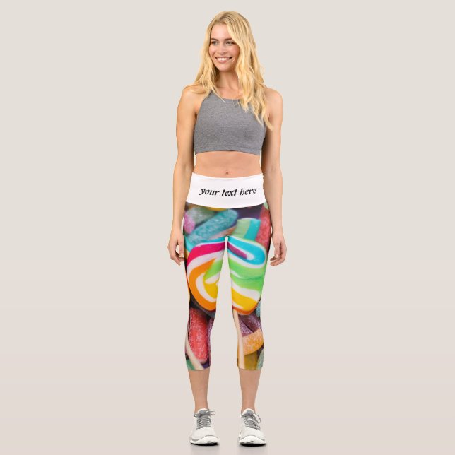 sweet candies capri leggings (Front)