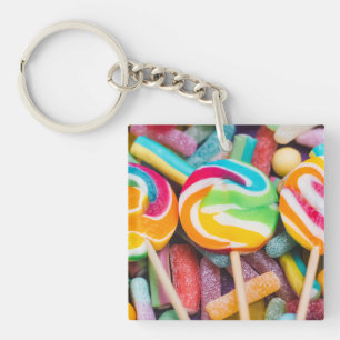 sweet candies key ring