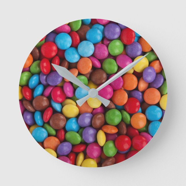 Sweet candies round clock (Front)