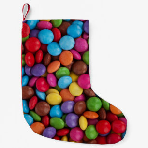Sweet candies small christmas stocking