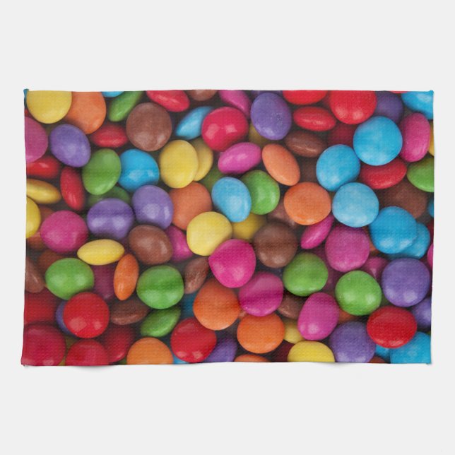 Sweet candies tea towel (Horizontal)