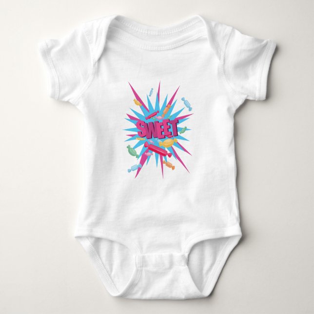 Sweet Candy Baby Bodysuit (Front)