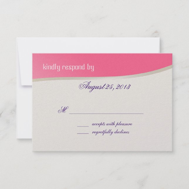 Sweet Candy Bat Mitzvah Response Card (Front)