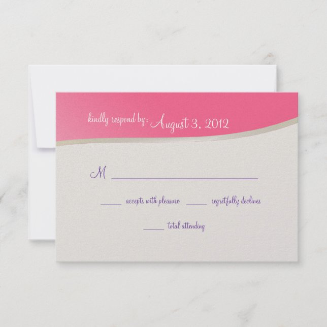 Sweet Candy Bat Mitzvah RSVP Card (Front)