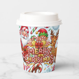 Sweet Candy Christmas Treats Gingerbread Man  Paper Cups