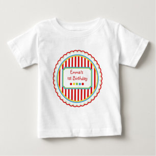 Sweet Candy  Circus Stripes Baby T-Shirt