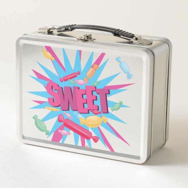 Sweet Candy   Metal Lunch Box (Front)