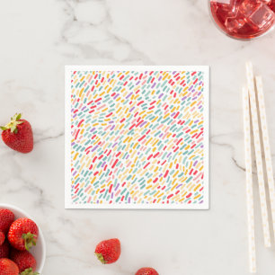 Sweet Candy Sprinkle Pattern Napkin