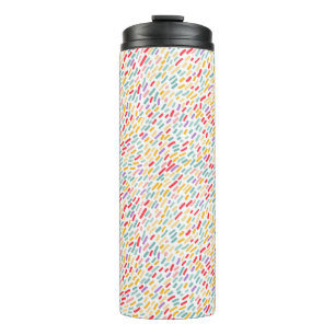 Sweet Candy Sprinkle Pattern Thermal Tumbler